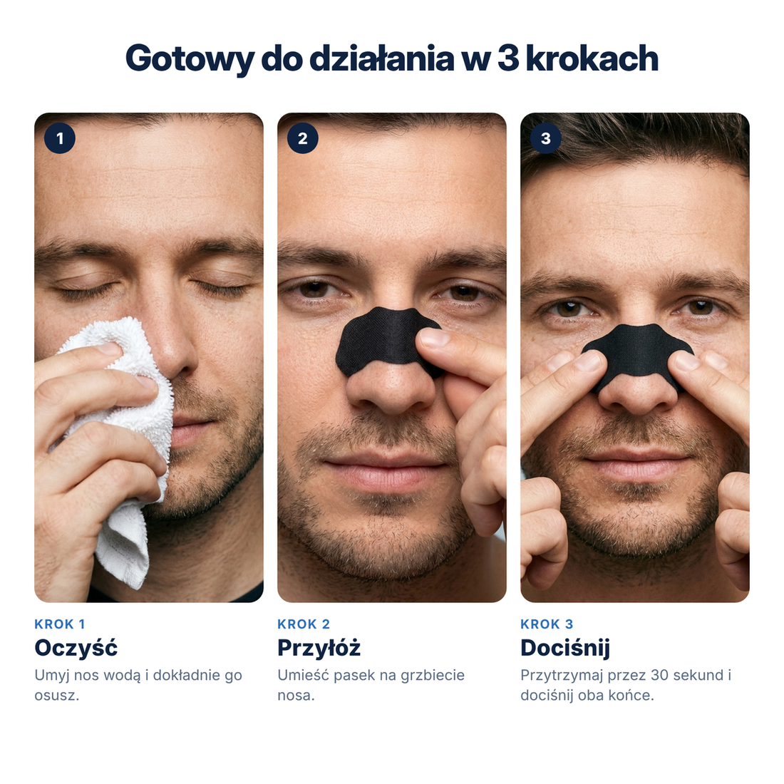 NordicAir™ - paski na nos wspierające swobodny oddech