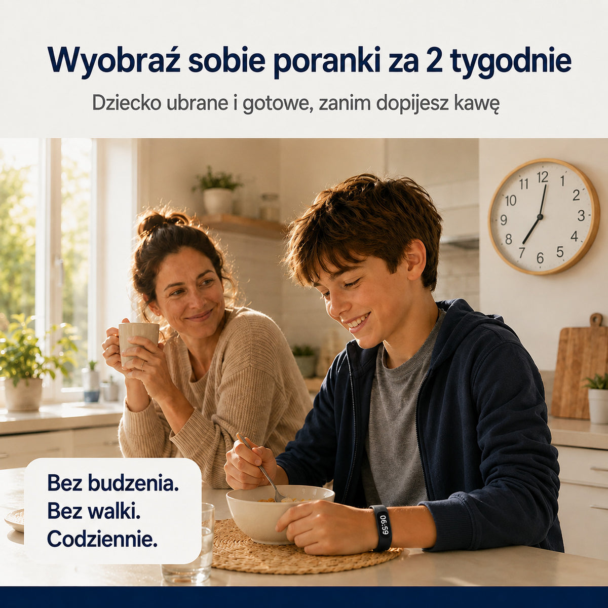 Poranek bez budzenia - dziecko gotowe do szkoły